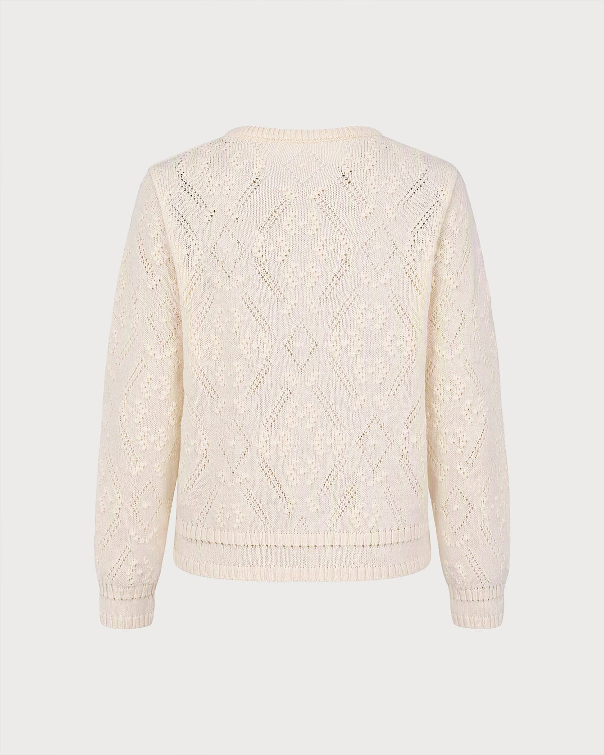 Sorrelle - Ribbed Textured Round Neck Sweater Everyday Layering — view 4 of 5