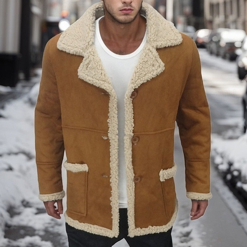 Thalvera - Lapel Collar Winter Jacket Cold Weather Commuting