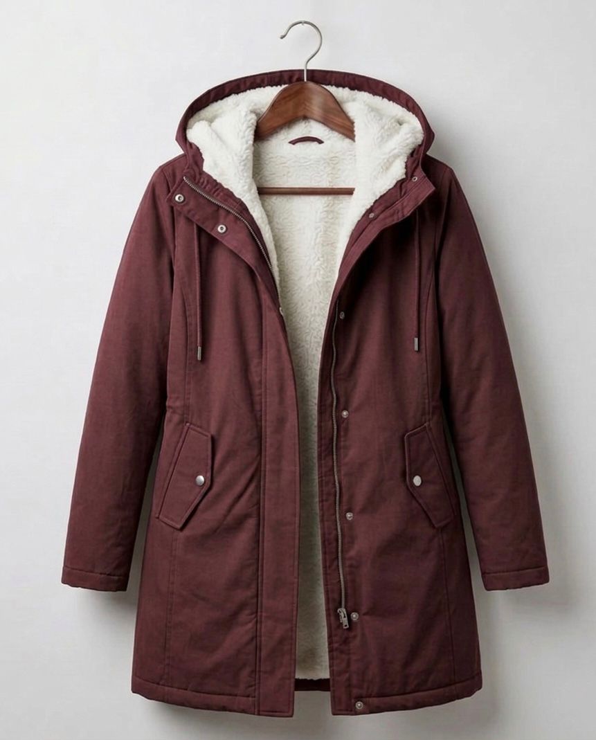 Thalvern - Long-Line Hooded Coat Winter Rainy Commutes — view 4 of 10