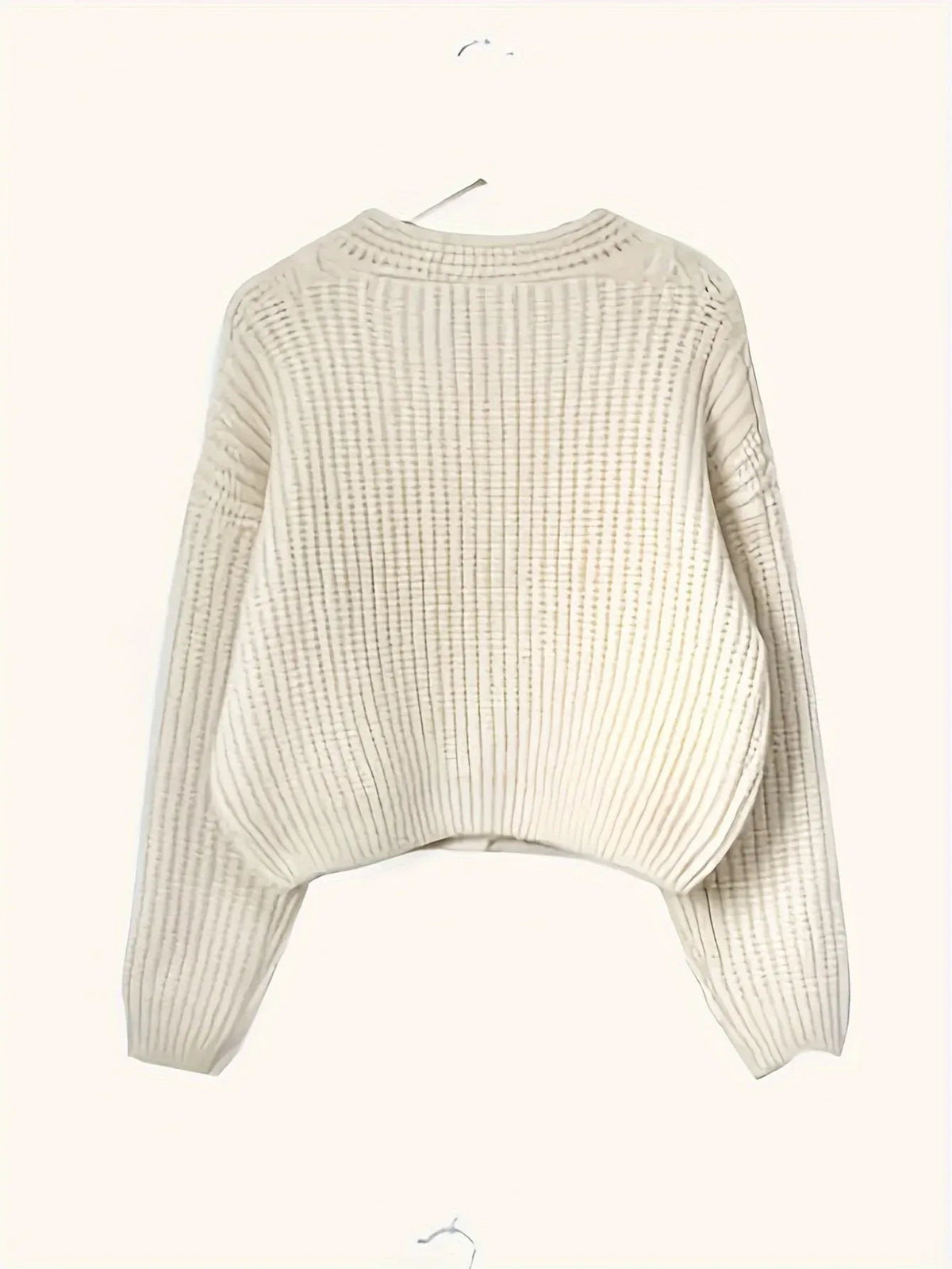 Thessora - Chunky Cable Knit Cardigan Weekend Layering — view 2 of 5