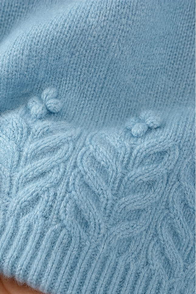 Twillora - Textured Twist Stitch Pullover For Layering — view 10 of 10