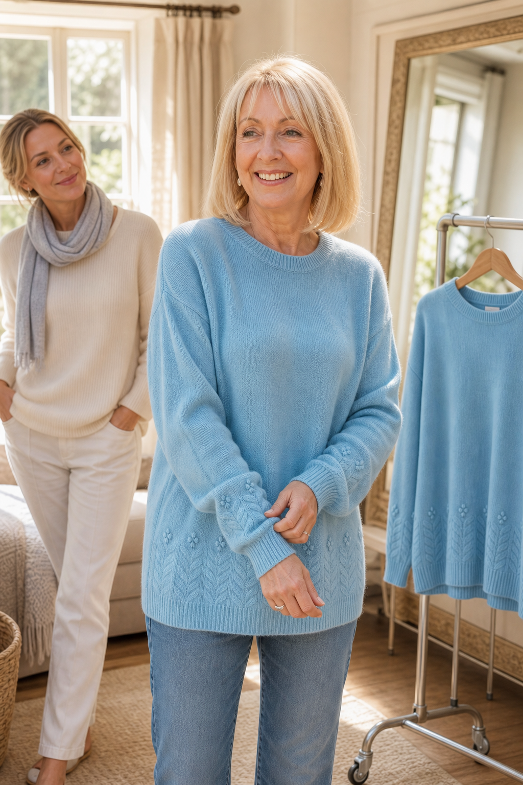 Twillora - Textured Twist Stitch Pullover For Layering — view 3 of 10