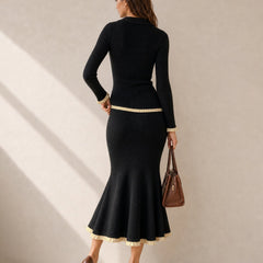 Vaerelle - Bell Sleeve Knit Cardigan Autumn Layering — view 4 of 8