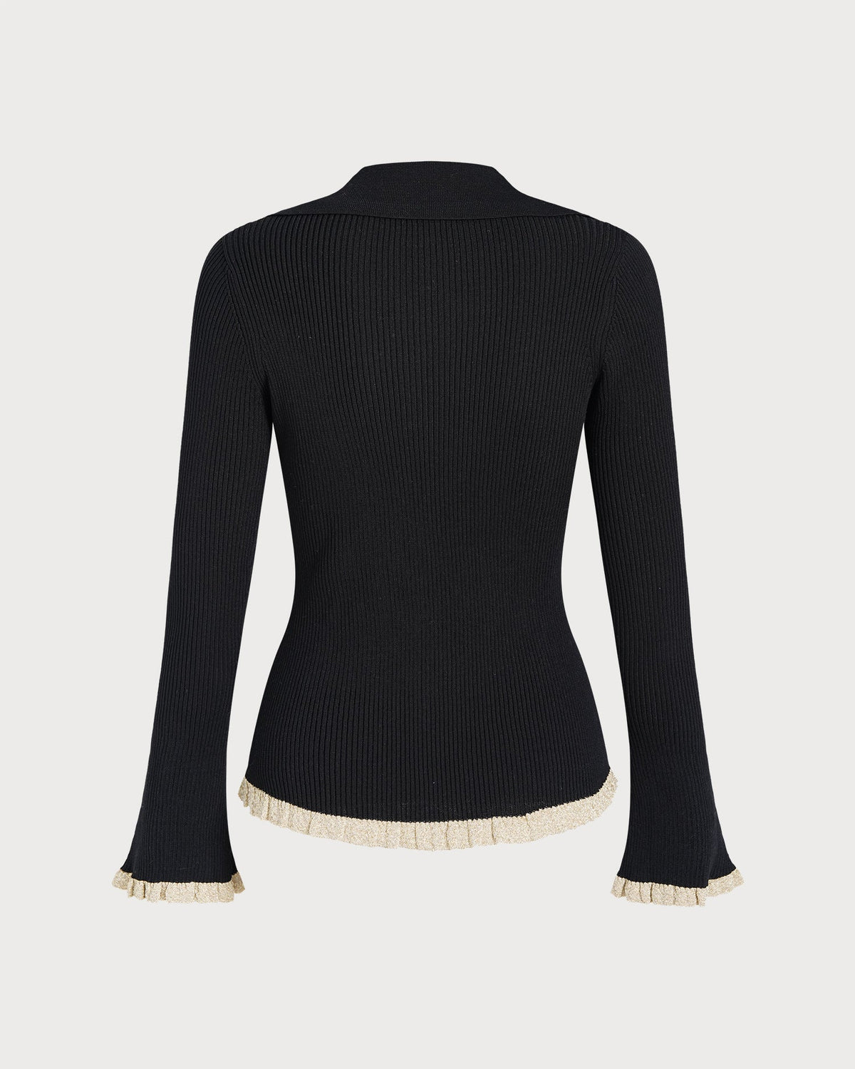 Vaerelle - Bell Sleeve Knit Cardigan Autumn Layering — view 7 of 8