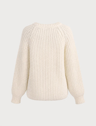 Velenne - Textured Knit Button Cardigan Cold Weather Layering — view 3 of 4