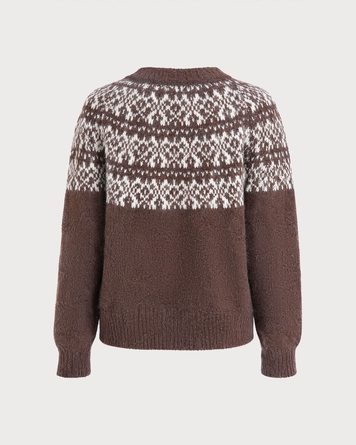 Vellonna - Geometric Button Knit Cardigan Autumn Layering — view 6 of 7