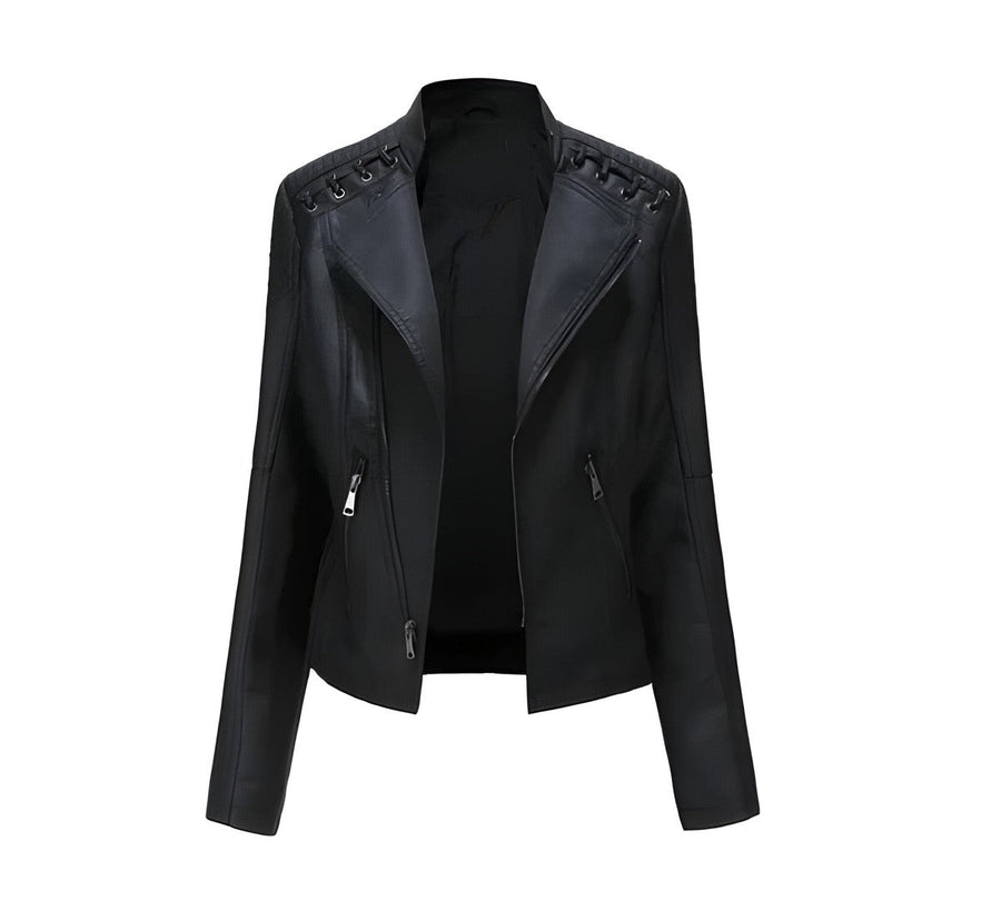 Vellora - Genuine Lambskin Leather Coat Office To Weekend Wear — view 2 of 10