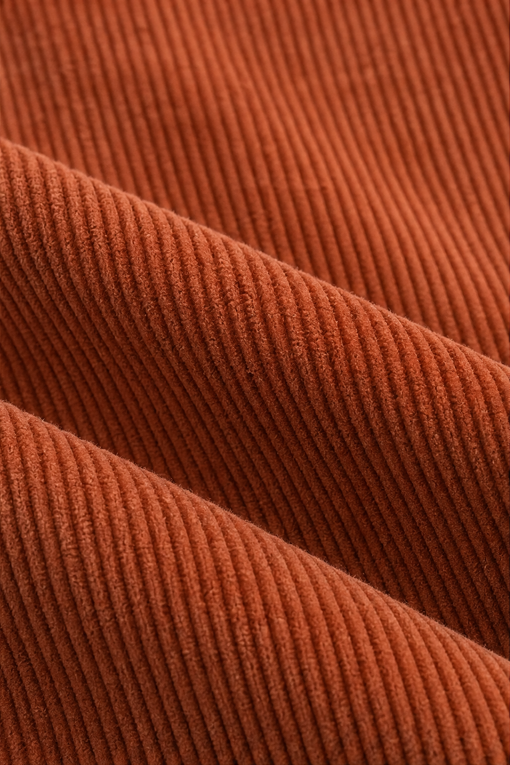 Velmora - Corduroy-Look Structured-Shoulder Jacket Cool Weather Layering — view 9 of 10