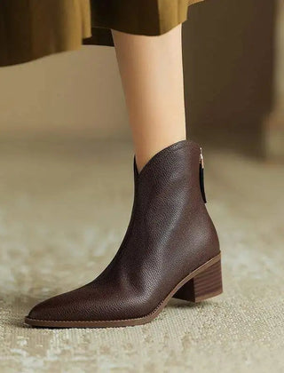 Verano - Pointed Toe Ankle Boots Office Wear — view 3 of 10