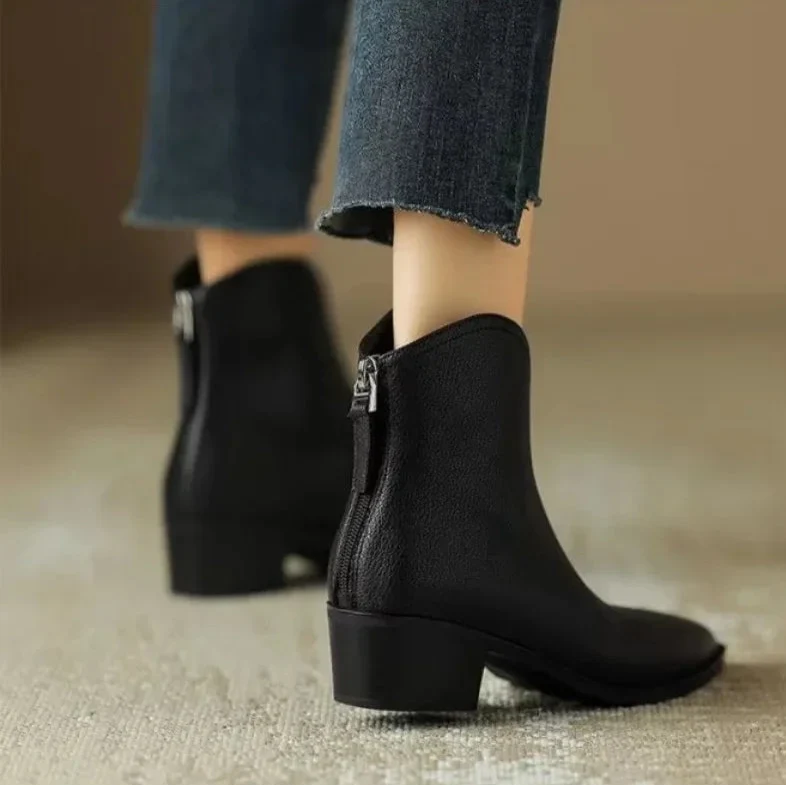 Verano - Pointed Toe Ankle Boots Office Wear — view 5 of 10