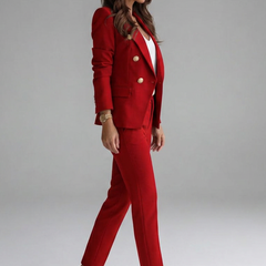 Verantia - Double Breasted Blazer Set Office Wear — view 3 of 9
