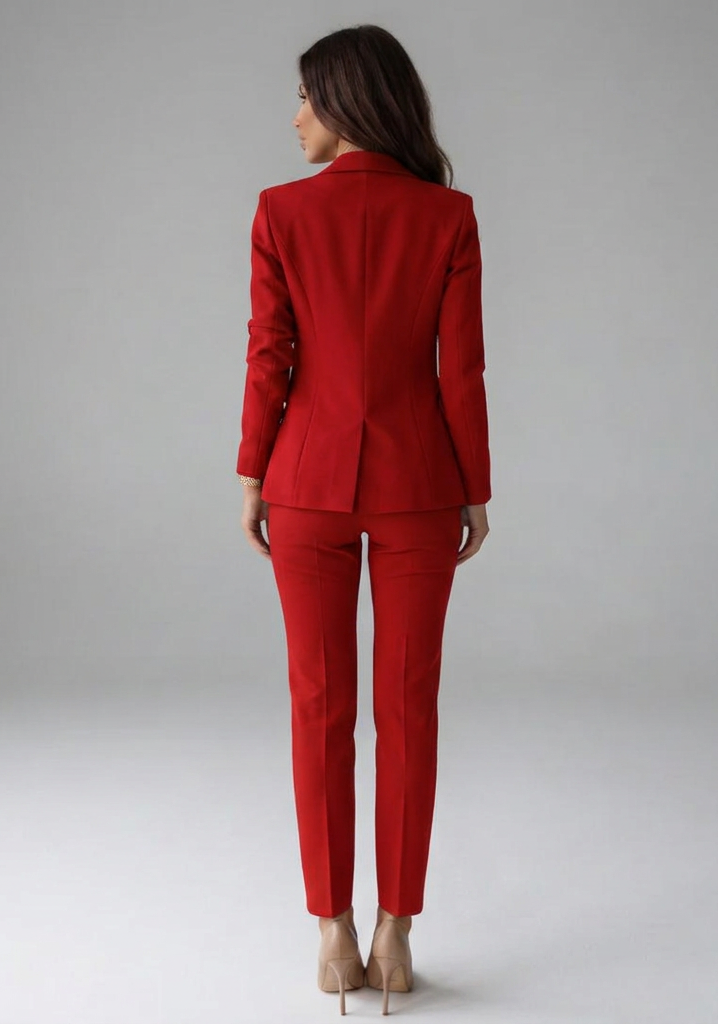 Verantia - Double Breasted Blazer Set Office Wear — view 5 of 9