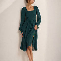 Verdessa - Floral Jacquard Midi Dress Wedding Guest Occasions