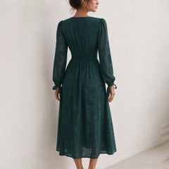 Verdessa - Floral Jacquard Midi Dress Wedding Guest Occasions — view 4 of 7