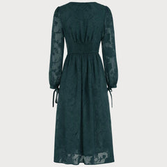 Verdessa - Floral Jacquard Midi Dress Wedding Guest Occasions — view 6 of 7