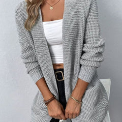 Verlane - Textured Knit Layering Cardigan For Everyday Wear