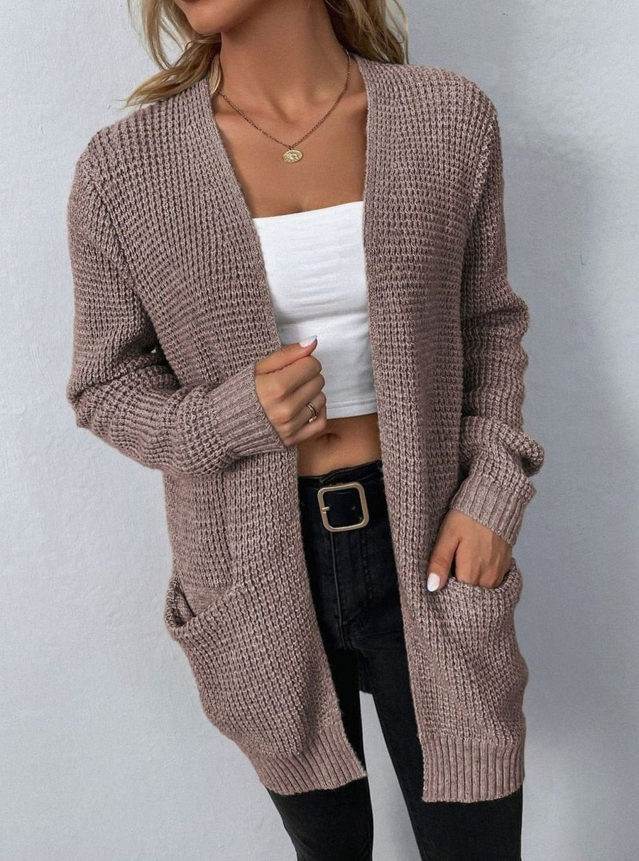 Verlane - Textured Knit Layering Cardigan For Everyday Wear — view 2 of 4