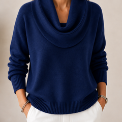 Verlanie - Cowl Neck Sweater For Everyday Wear
