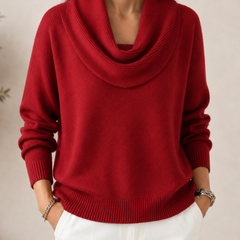 Verlanie - Cowl Neck Sweater For Everyday Wear — view 2 of 10