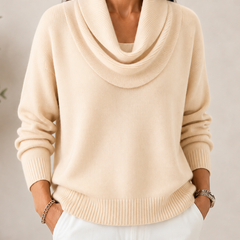 Verlanie - Cowl Neck Sweater For Everyday Wear — view 3 of 10