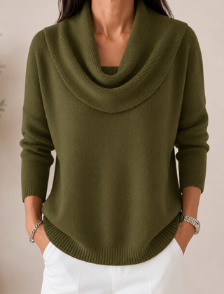 Verlanie - Cowl Neck Sweater For Everyday Wear — view 4 of 10