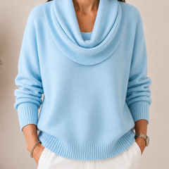 Verlanie - Cowl Neck Sweater For Everyday Wear — view 5 of 10