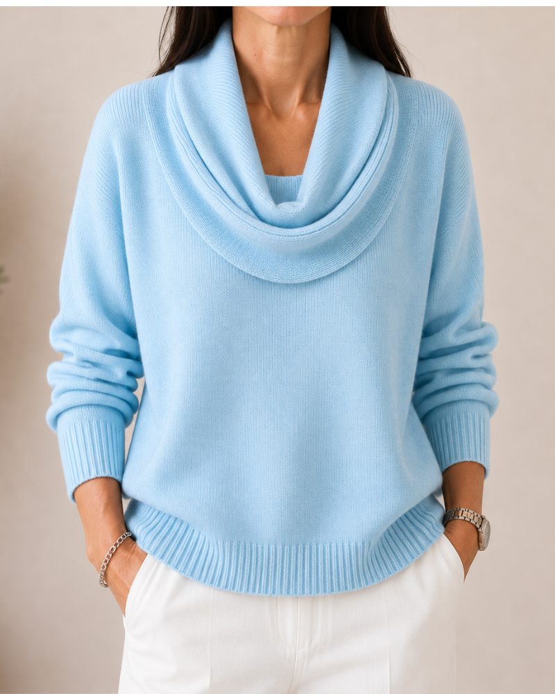 Verlanie - Cowl Neck Sweater For Everyday Wear — view 5 of 10
