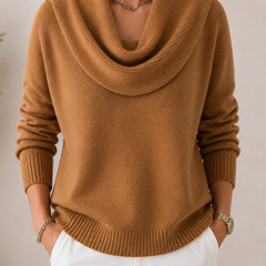 Verlanie - Cowl Neck Sweater For Everyday Wear — view 6 of 10