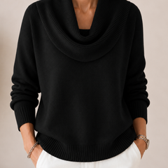 Verlanie - Cowl Neck Sweater For Everyday Wear — view 7 of 10