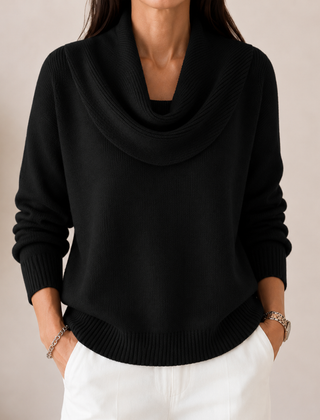 Verlanie - Cowl Neck Sweater For Everyday Wear — view 7 of 10