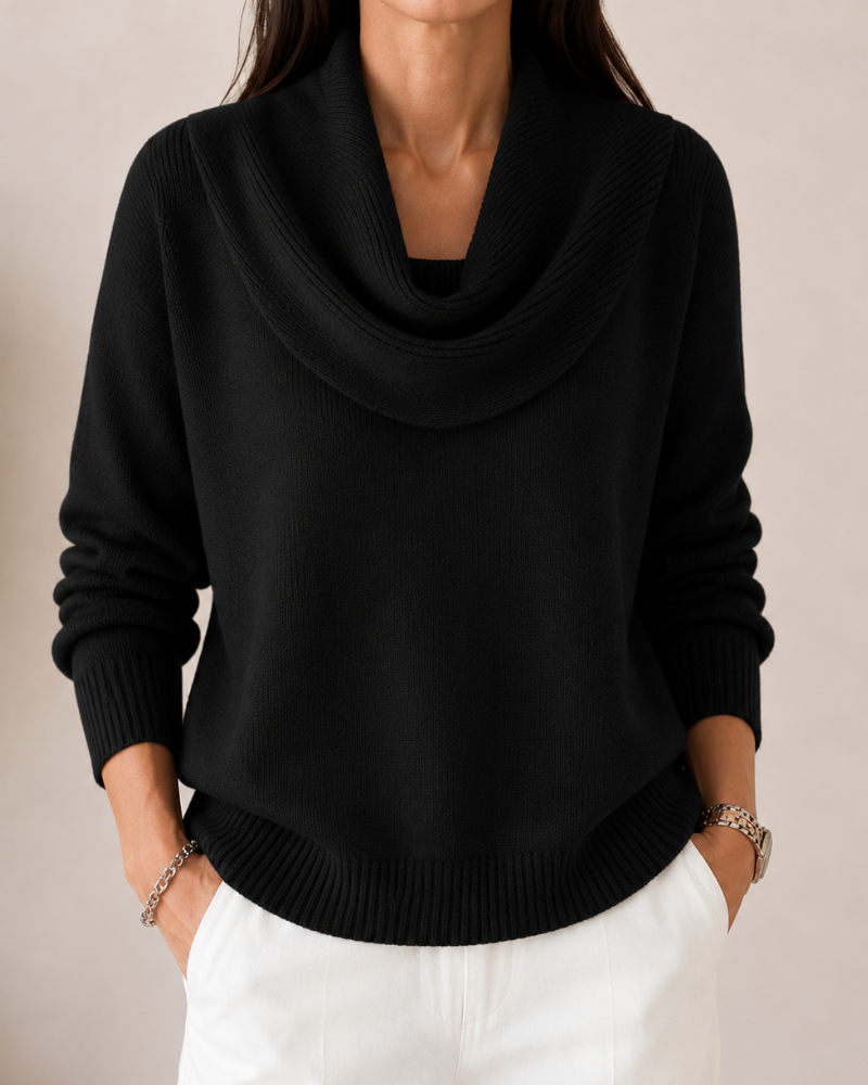 Verlanie - Cowl Neck Sweater For Everyday Wear — view 7 of 10
