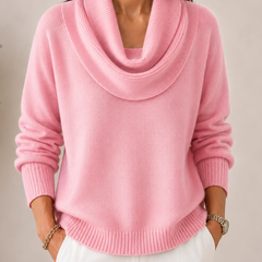 Verlanie - Cowl Neck Sweater For Everyday Wear — view 8 of 10