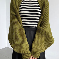 Verlenne - Open Front Knit Shrug Cardigan — view 3 of 10