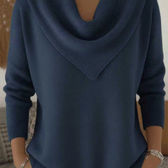 Verlune - Cowl Neck Pullover Sweater Casual Layering — view 2 of 6