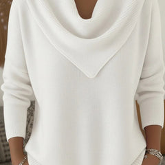 Verlune - Cowl Neck Pullover Sweater Casual Layering — view 4 of 6