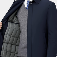 Verrano - Reversible Collar Zipper Jacket Autumn Winter Wear