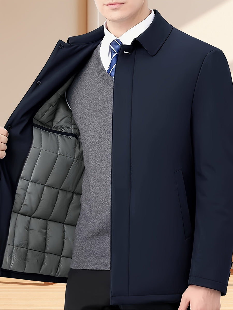 Verrano - Reversible Collar Zipper Jacket Autumn Winter Wear — view 2 of 10