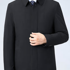 Verrano - Reversible Collar Zipper Jacket Autumn Winter Wear — view 6 of 10