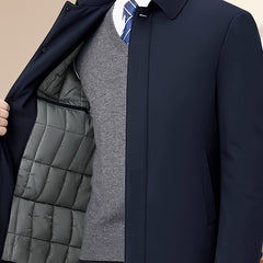 Verrano - Reversible Collar Zipper Jacket Autumn Winter Wear — view 9 of 10