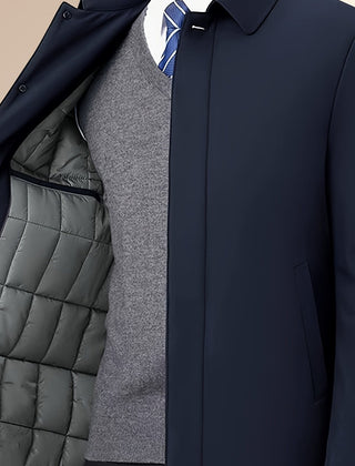 Verrano - Reversible Collar Zipper Jacket Autumn Winter Wear — view 9 of 10