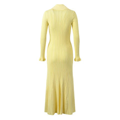 Vertella - Ribbed Knit Maxi Dress Smart Casual Wear — view 2 of 4