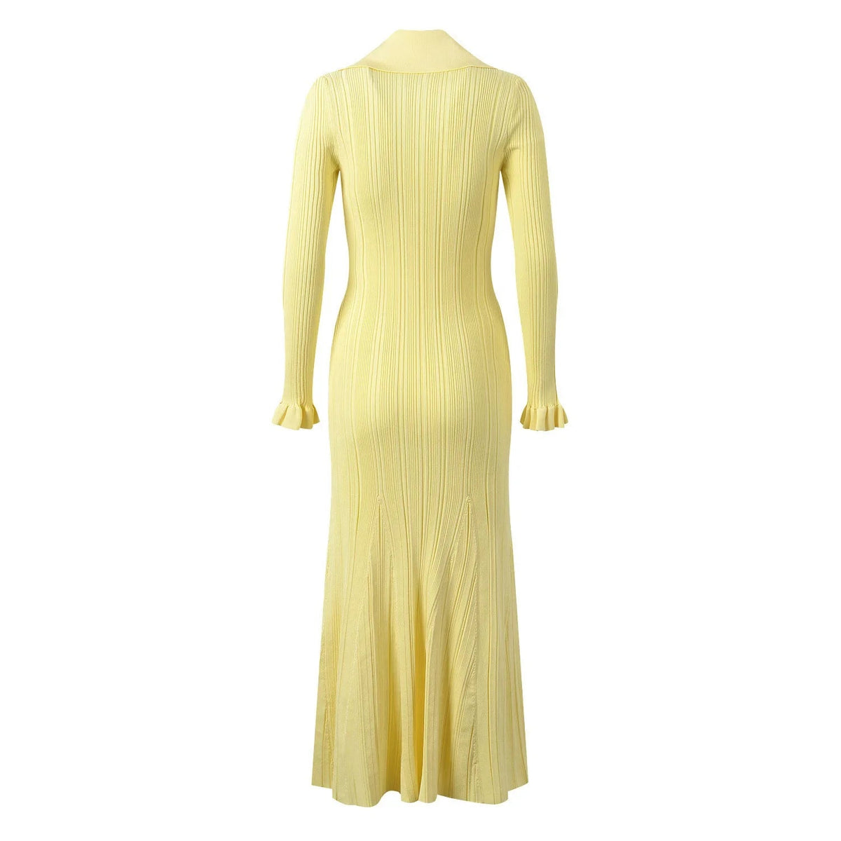 Vertella - Ribbed Knit Maxi Dress Smart Casual Wear — view 2 of 4