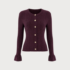 Vintrose - Knit Button Cardigan For Autumn Winter Wear — view 3 of 5