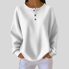 Windale - Waffle Knit Henley Sweatshirt Everyday Basic — view 2 of 4