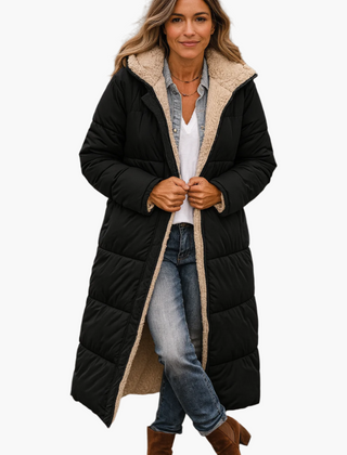 Wintera - Longline Hooded Puffer Jacket Cold Weather Wear