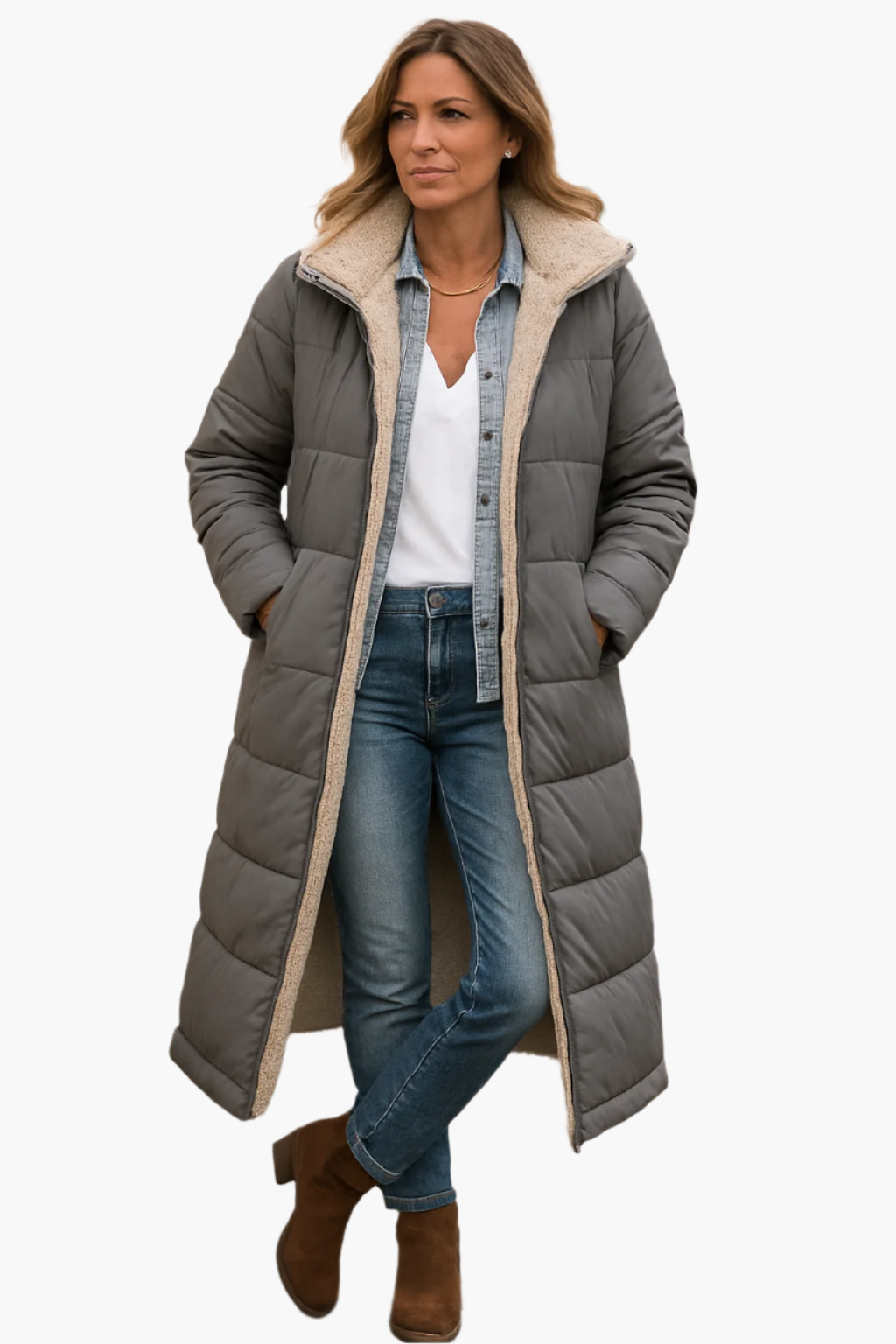 Wintera - Longline Hooded Puffer Jacket Cold Weather Wear — view 3 of 7