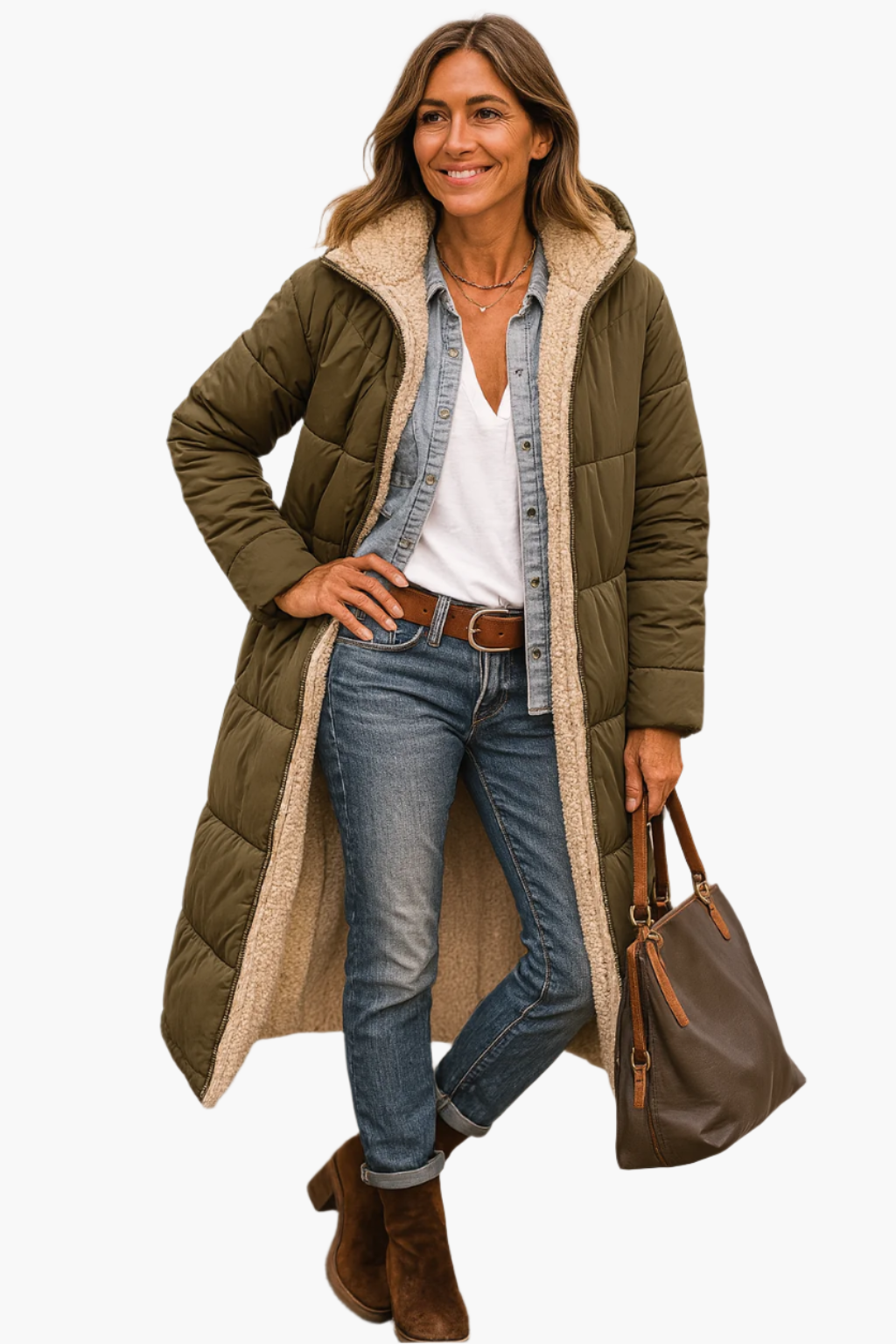 Wintera - Longline Hooded Puffer Jacket Cold Weather Wear — view 5 of 7