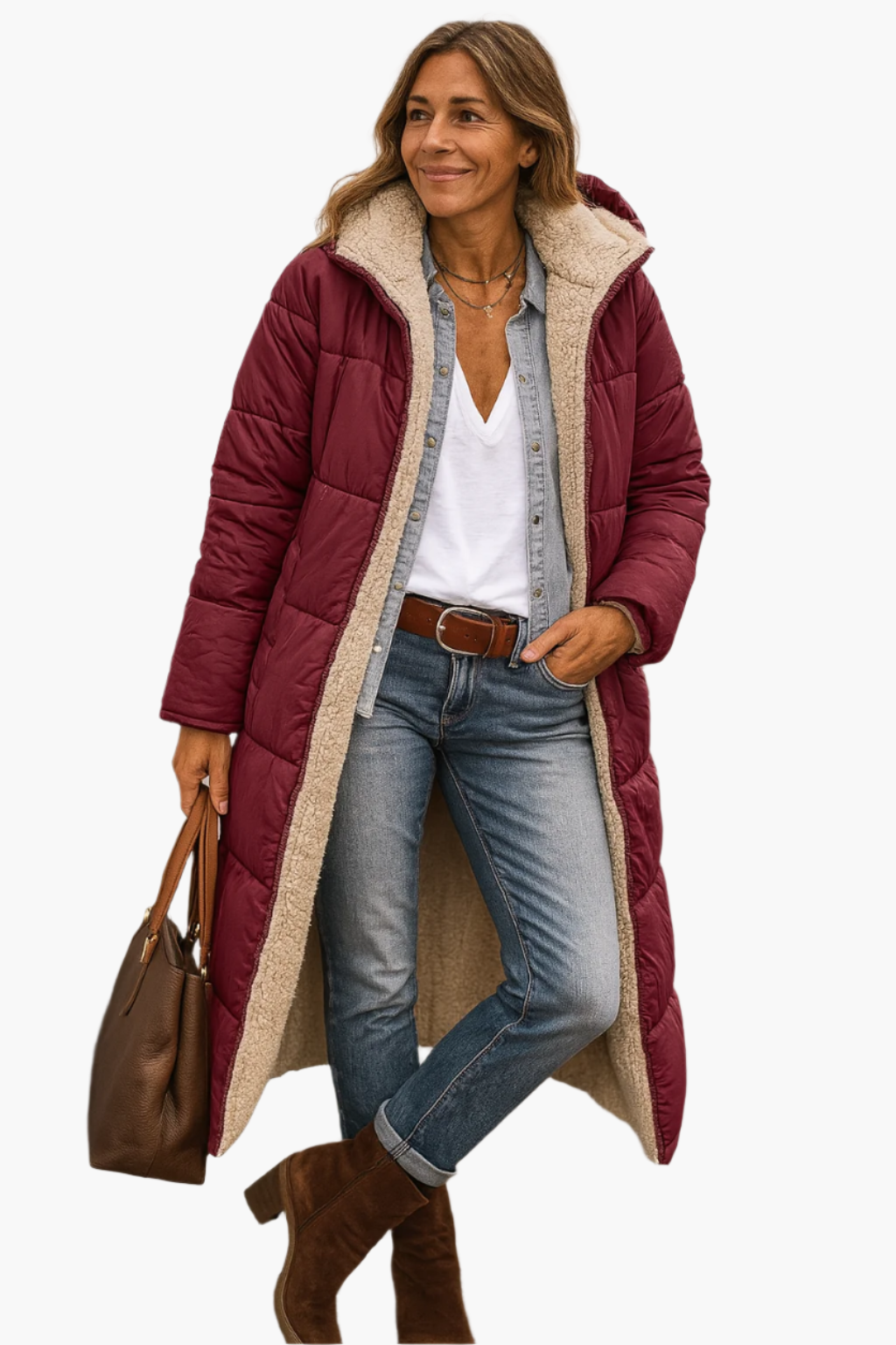 Wintera - Longline Hooded Puffer Jacket Cold Weather Wear — view 6 of 7