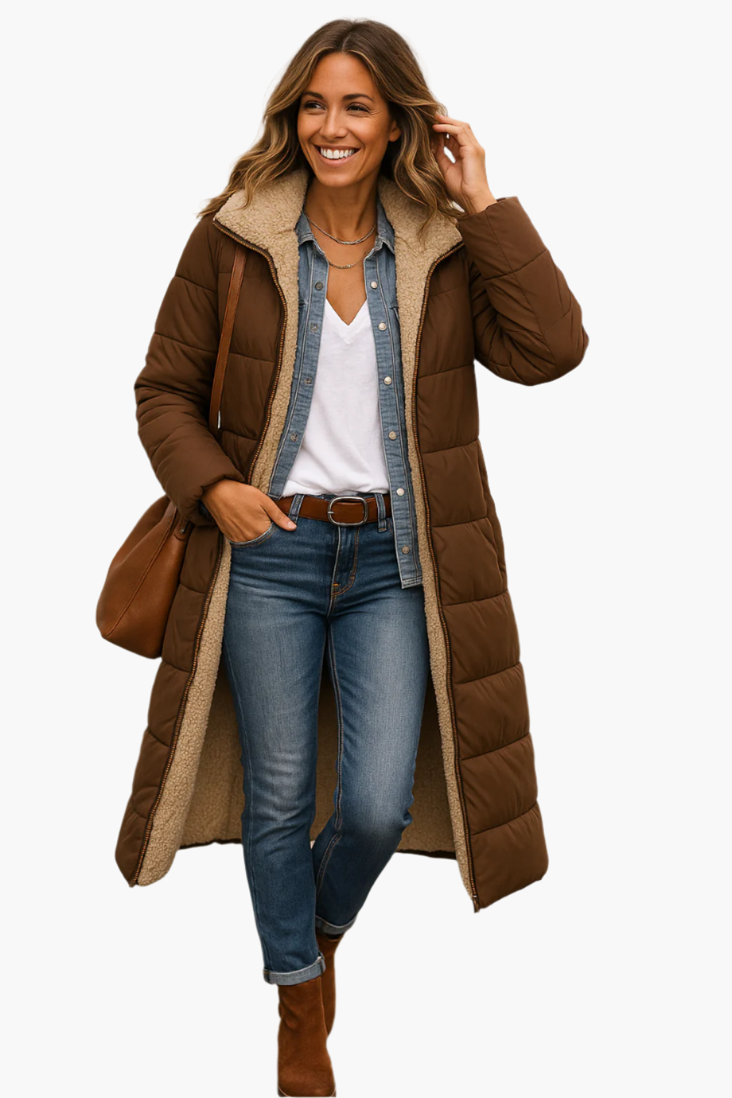Wintera - Longline Hooded Puffer Jacket Cold Weather Wear — view 7 of 7