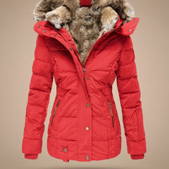 Winterhal - Longline Quilted Puffer Coat Faux Fur Hood — view 9 of 10